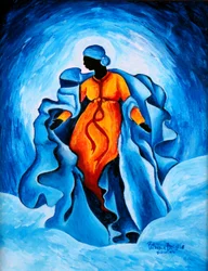 仮定-優雅な擁護者、2010（木にアクリル）